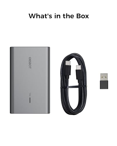 OBSBOT UVC to NDI Adapter, USB-C to NDI Convert, PoE,Micro SD Card Supported, Video Converts Compatible Series Webcam and Other UVC Webcam for Streaming Accessories, Content Creator Kit. | Video Converts Compatible Series Webcam and Other UVC Webcam for S
