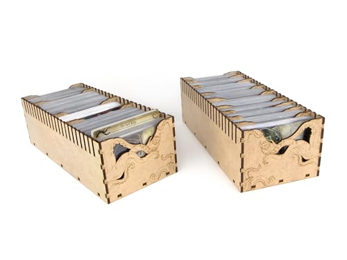 TowerRex Board Game Organizer for Arkham Horror LCG Revised, Arkham Horror LCG Revised Insert, Upgrade Accessories