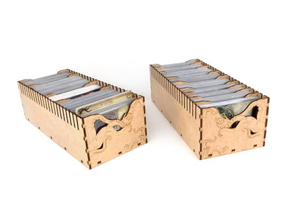 TowerRex Board Game Organizer for Arkham Horror LCG Revised, Arkham Horror LCG Revised Insert, Upgrade Accessories