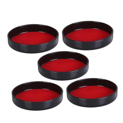 Totority 5pcs Dice Cup Lid Replacement Plush Leather Accessory Noise Reduction Fit for Dice Cup Bottom Stand