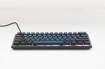 Ducky One 3 Mini Pro Nazca 8K 60% Hotswap RGB Triple Shot PBT Mechanical Keyboard - Cherry MX2A Red | 60% mechanical gaming keyboard with hot-swappable switches, PBT tripleshot keycaps, RGB backlight - size: Cherry MX2A Red, style: 60%