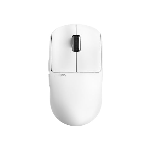 Pulsar Gaming Gears X2 Crazylight Wireless Gaming Mouse, Ultra Lightweight 1.38 oz (39g), Optical Switch, 32000 DPI, 750 IPS, XS-1 Sensor, 8k Compatible (Medium, Uyuni White) - color: Uyuni White, size: Medium, style: X2 CrazyLight