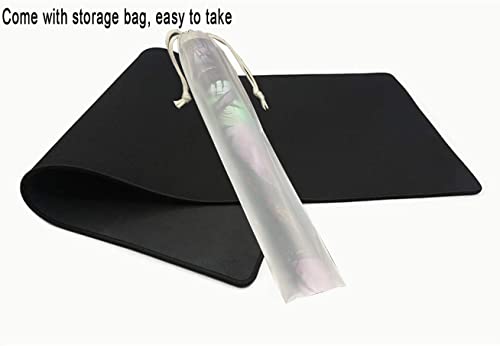 MTG Playmat, TCG Play Mat for RPG OCG 24 x 14 inches Trading Card Playmats with Storage Bag Smooth Rubber Surface Battle Game - color: Blue Dragon With Zones