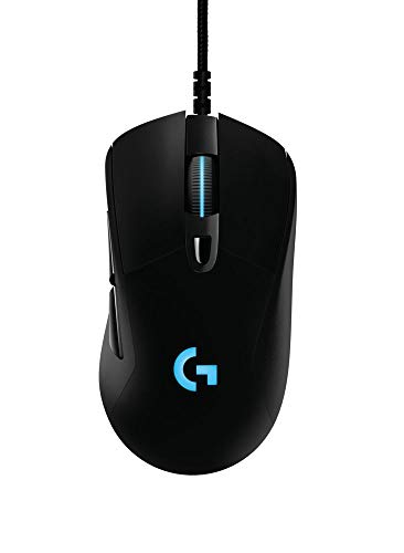 Logitech G403 Prodigy RGB Gaming Mouse – 16.8 Million Color Backlighting, 6 Programmable Buttons, Onboard Memory, Up to 12,000 DPI