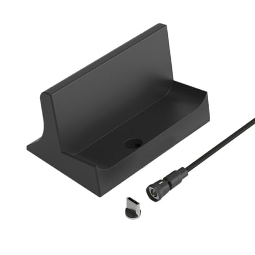 R36S Charging Dock for R36S Handheld Game Console Type-C Magnetic Charging Anti Slip Stand Desktop Charger Cradle Base Station Game Accessories