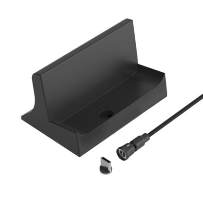 R36S Charging Dock for R36S Handheld Game Console Type-C Magnetic Charging Anti Slip Stand Desktop Charger Cradle Base Station Game Accessories