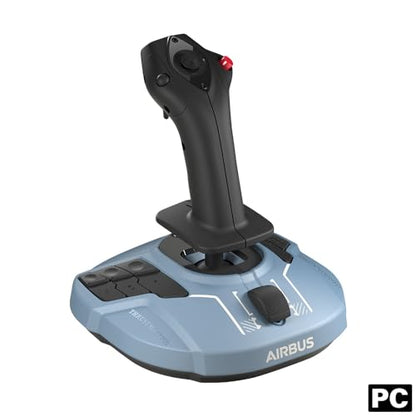 Thrustmaster TCA Sidestick Airbus Edition Flight Sim Joystick - PC | A320 1:1 replica, drift-free magnetic sensor, 17 mappable action buttons, built-in throttle, thrust reverser, Hall sensor - style: Sidestick