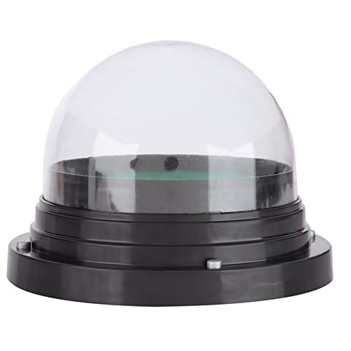 SUNGOOYUE Automatic Set, Anti Trap Black Dice Cup Shaker with 5 Dices and Transparent Plastic Cover, for KTV Pub Bar Family Friends Party Games