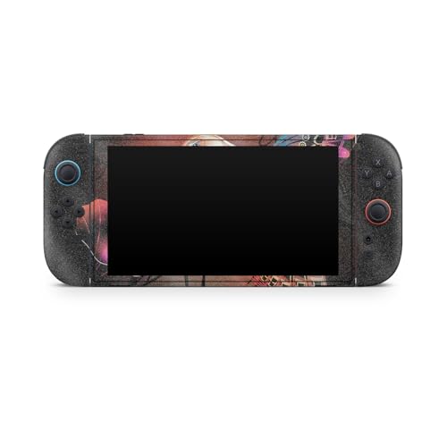 Glossy Glitter Gaming Skin Compatible with Nintendo Switch 2 Console Only - Cyborg Nature - Premium 3M Vinyl Protective Wrap Decal Cover - Easy to Apply | Crafted in The USA by MightySkins - color: Cyborg Nature, size: Switch 2 Console Skin Only, style: G