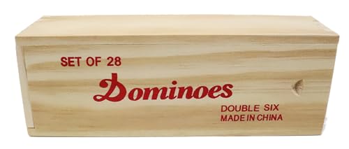 Dominoes Double 6 Tiles. 28 Pieces Dominoes for Adults