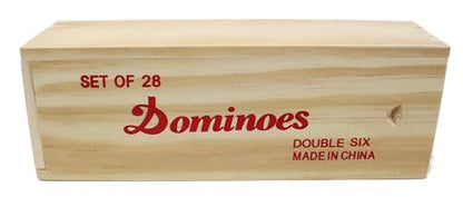 Dominoes Double 6 Tiles. 28 Pieces Dominoes for Adults
