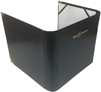Role 4 Initiative Three-Panel Faux Leather Dungeon Master Screen / Accessories Folder