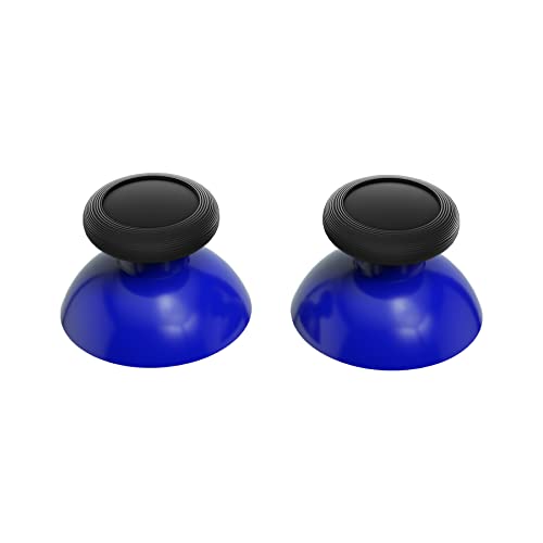 eXtremeRate Blue & Black Replacement 3D Joystick Thumbsticks, Analog Thumb Sticks with Cross Screwdriver for Nintendo Switch Pro Controller - color: Black & Blue