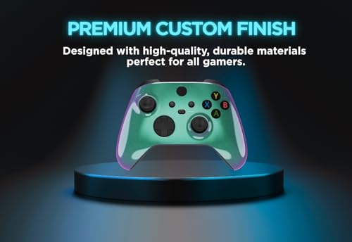 Stealth Controllers Wireless Controller for Xbox Series S, Xbox Series X, Xbox One - Soft Touch Feel - Custom Series S/X Controller (Green/Purple Fade) - color: Green/Purple Fade