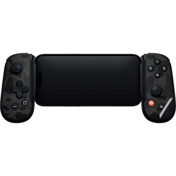 Skinit Decal Gaming Skin Compatible with Backbone One for iPhone Game Controller - Shark Teeth Grey Street Camo Design - color: Grey - CAMBPE11