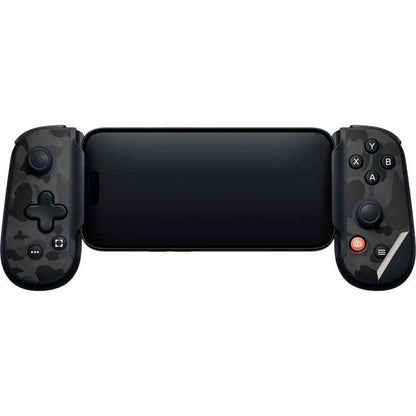 Skinit Decal Gaming Skin Compatible with Backbone One for iPhone Game Controller - Shark Teeth Grey Street Camo Design - color: Grey - CAMBPE11