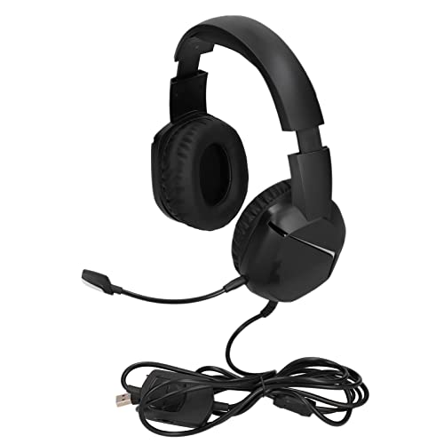 Wired Stereo Gaming Headset with Detachable Microphone for PCs Laptops and Game Consoles Comfortable Design (with 3.5mm Plug) - size: With 3.5mm plug