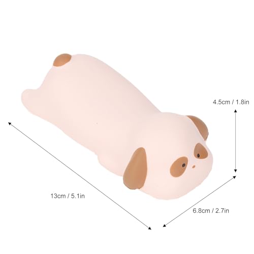 Adorable Animal Shaped PU Wrist Rest Pad for Keyboard Gel Cushion to Reduce Hand Strain and Office Comfort - size: Long Eared Dog