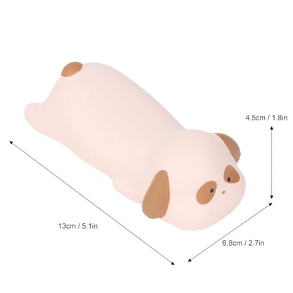 Adorable Animal Shaped PU Wrist Rest Pad for Keyboard Gel Cushion to Reduce Hand Strain and Office Comfort - size: Long Eared Dog