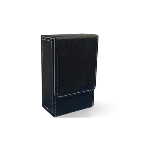 Tarot Card Holder, Leather Tarot Card Case, with Magnetic lid Closure-Suitable for Tarot Cards (gray) - color: gray