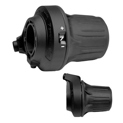 7 Speed Bike Shifter, SL-RV100-7 Speed Shifter Lever Bicycle Twist Grip Thumb Gear Shifter for MTB Folding Mountain Bike - size: RV100-7R