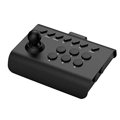 Arcade Fight Stick Joystick For PS4/PS3/PC,Game Controller Fighting Joystick with Turbo & Macro Functions (black) - color: black