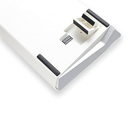 Ducky One 3 White 65% Mechanical Keyboard: Quack Mechanics Dampening, Hot-Swappable Cherry Red Switches, High-Density PBT Doubleshot Keycaps, RGB, US, White - color: Cherry MX Red