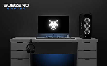 SubZERO Gaming Mouse Bungee, Mouse Cord Holder and Cable Management Device (White)