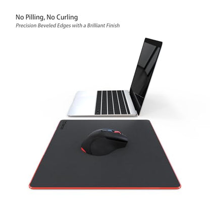 Plastic Resin Hard Mouse Pad Premium Esports Waterproof Ultra Smooth No Irritating Smell Environment Fast and Accurate Control for Office and Gaming Laptop(11.87x9.45in) - size: 11.8L x 9.5W inches