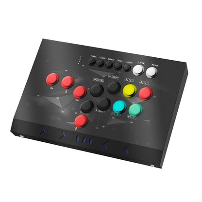 DOYO Arcade Fight Stick, Arcade Fighting Stick Joystick, Street Fighter Games Controler with Turbo for PS3, Nintendo Switch, PC Windows (7/8/10/11), Android TV Box, Raspberry Pi, NEOGEO Mini