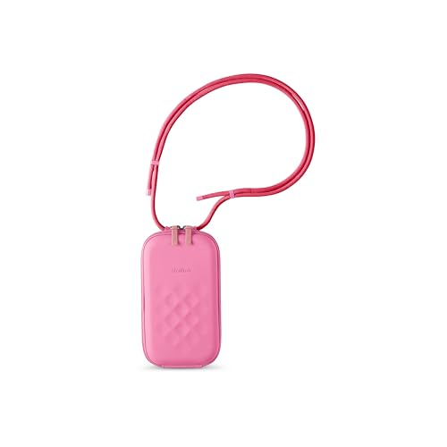 Rollink Nano EVA Hard-Shell Phone Case Crossbody Bag – Compact Travel Organizer, Water-Resistant, Adjustable Strap | Quick-access layout - color: Chateau Rose
