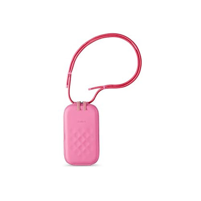 Rollink Nano EVA Hard-Shell Phone Case Crossbody Bag – Compact Travel Organizer, Water-Resistant, Adjustable Strap | Quick-access layout - color: Chateau Rose