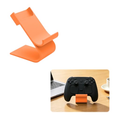 Controller Stand Compatible with Steam Controller 2 and Puck, Desktop Display Holder, Organizer for Gaming Setup (Black)