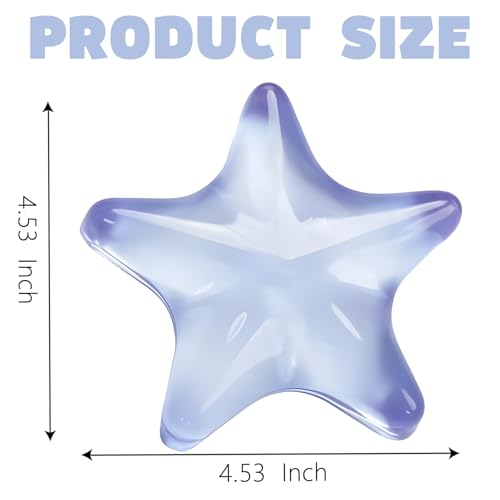 Gel Wrist Rest for Keyboard and Mouse Transparent Blue Sea Star Elbow Pad Cushion Ergonomic Cute Clear Cool Mouse Wrist Pad Silicone Non-Slip Support for Computer Gaming Office Hand Pillow Ocean Beach - color: Star Blue