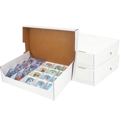 Toploder Card Sorting Tray,3-Pack 60-compartment,Bulk Box For Card With Labels,Card Sorter for TCG/Magic/Mtg Basketball Cards, trading card sorting trays - style: 3 pack