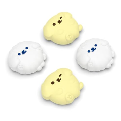 PlayVital Cute Thumb Grip Caps for ps5, Edge, ps4 Controller, Silicone Analog Stick Cover for Xbox Series X/S, Elite Series 2 Controller, Thumb Caps for Switch 2 Pro Controller - Fluffy & Winky Pups - color: Fluffy & Winky Pups