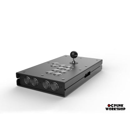 SZJLMKJ PWS FS-30 FS-24 Arcade Fighting Stick Vedio game controller box with Punk Workshop 30mm/24mm Mechanical Buttons for SF6 MAME Game Machine (PWS FS-24 With 30mm buttons)