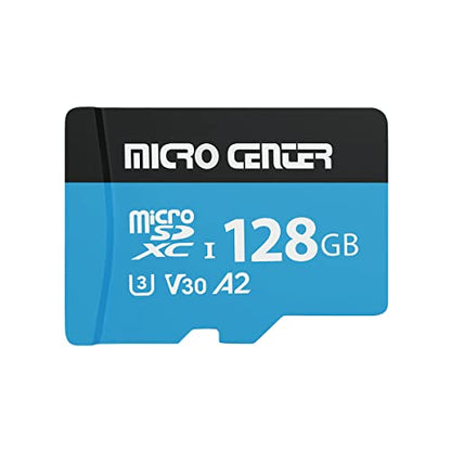 INLAND Micro Center Performance 128GB microSDXC Card, A2 Micro SD Card, UHS-I C10 U3 V30 A2 4K UHD Video Flash Memory Card with Adapter for Smartphones, Tablets, Drones and Action Cameras (128GB) - size: U3 A2 - 128GB