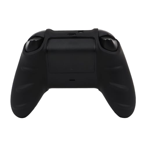 Pixelated Skull Controller Skin Compatible with Xbox Series X Wireless Controller, RALAN Protector Case， Customised Thumb Grips Cap - color: Pixelated Skull Black Red