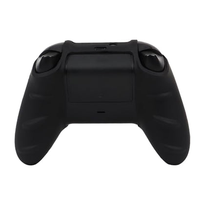 Pixelated Skull Controller Skin Compatible with Xbox Series X Wireless Controller, RALAN Protector Case， Customised Thumb Grips Cap - color: Pixelated Skull Black Red