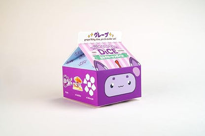 1985 Games Fruit Meadows Milk Carton Dice (Grape) - color: Grape