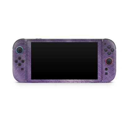 Glossy Glitter Gaming Skin Compatible with Nintendo Switch 2 Console Only - Purple Diamond Plate - Premium 3M Vinyl Protective Wrap Decal Cover - Easy to Apply | Crafted in The USA by MightySkins - color: Purple Diamond Plate, size: Switch 2 Console Skin