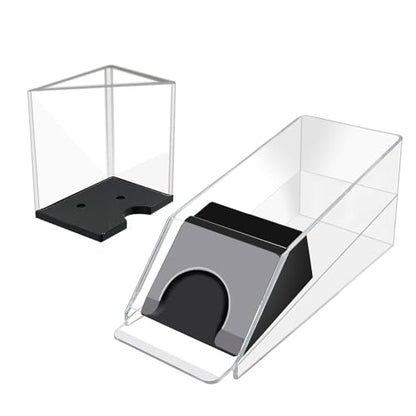 SEETOOOGAMES Blackjack Shoe Discard Tray - Poker Cards Dealing Shoe with Discard Holder - Clear Acrylic Card Dispenser Casino Blackjack Game Accessories - style: 4 DECK
