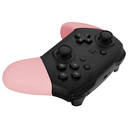 eXtremeRate Puffy Pink Replacement Handle Grips for Nintendo Switch Pro Controller, DIY Custom Hand Grip Shell for Nintendo Switch Pro - Controller NOT Included - color: Puffy Pink
