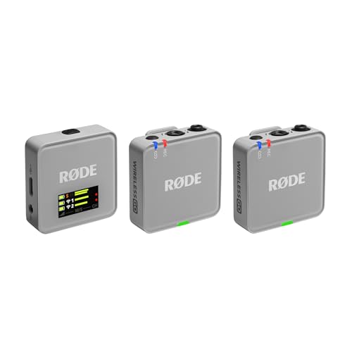 RØDE Wireless GO (Gen 3) – Compact Wireless Mic – Pristine Audio, 32-bit Float Recording, Automatic Level Control, for Phones, Cameras and Computers (Stone) - color: Wireless GO Gen 3 Stone