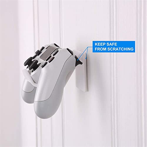 Headphone Holder PC Gaming Headphone Controller Stand Holder Wall Mounted Game Handle Storage Rack Headphone Holder Rack for Universal Controller Headset Stand (Color : Black)