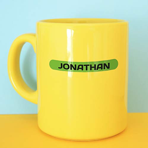 50 Personalized Adhesive Labels to Mark Objects 2.3 x 0.4 in. Waterproof Stickers to Mark School Supplies, Books, kindergartens Goods, Summer Camps, Children's Toys, etc. - color: Sports