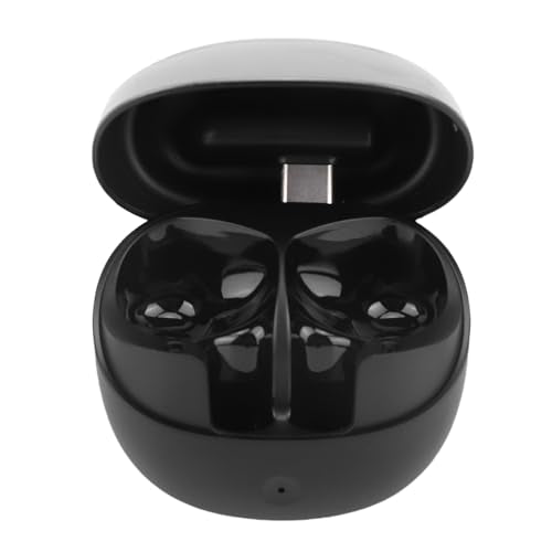 ciciglow Wireless Gaming Earbuds, 2.4GHz Bluetooth Dual Mode Earbuds with ENC Mic, 3D Sound Quality Low Latency for Phone Tablet Laptop (Black) - color: Black