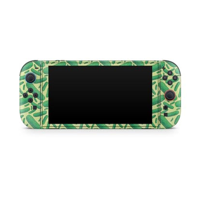 Glossy Glitter Gaming Skin Compatible with Nintendo Switch 2 Console Only - Pickles - Premium 3M Vinyl Protective Wrap Decal Cover - Easy to Apply | Crafted in The USA by MightySkins - color: Pickles, size: Switch 2 Console Skin Only, style: Glossy Glitte