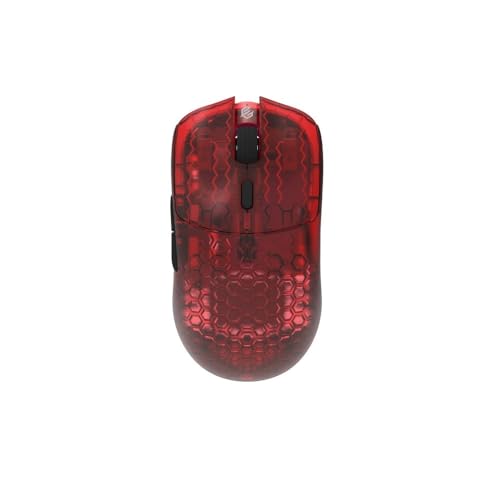 G-Wolves HTX ACE Wireless Gaming Mouse (Non-Honeycomb, Ruby Red) - color: Ruby Red, style: Non-Honeycomb